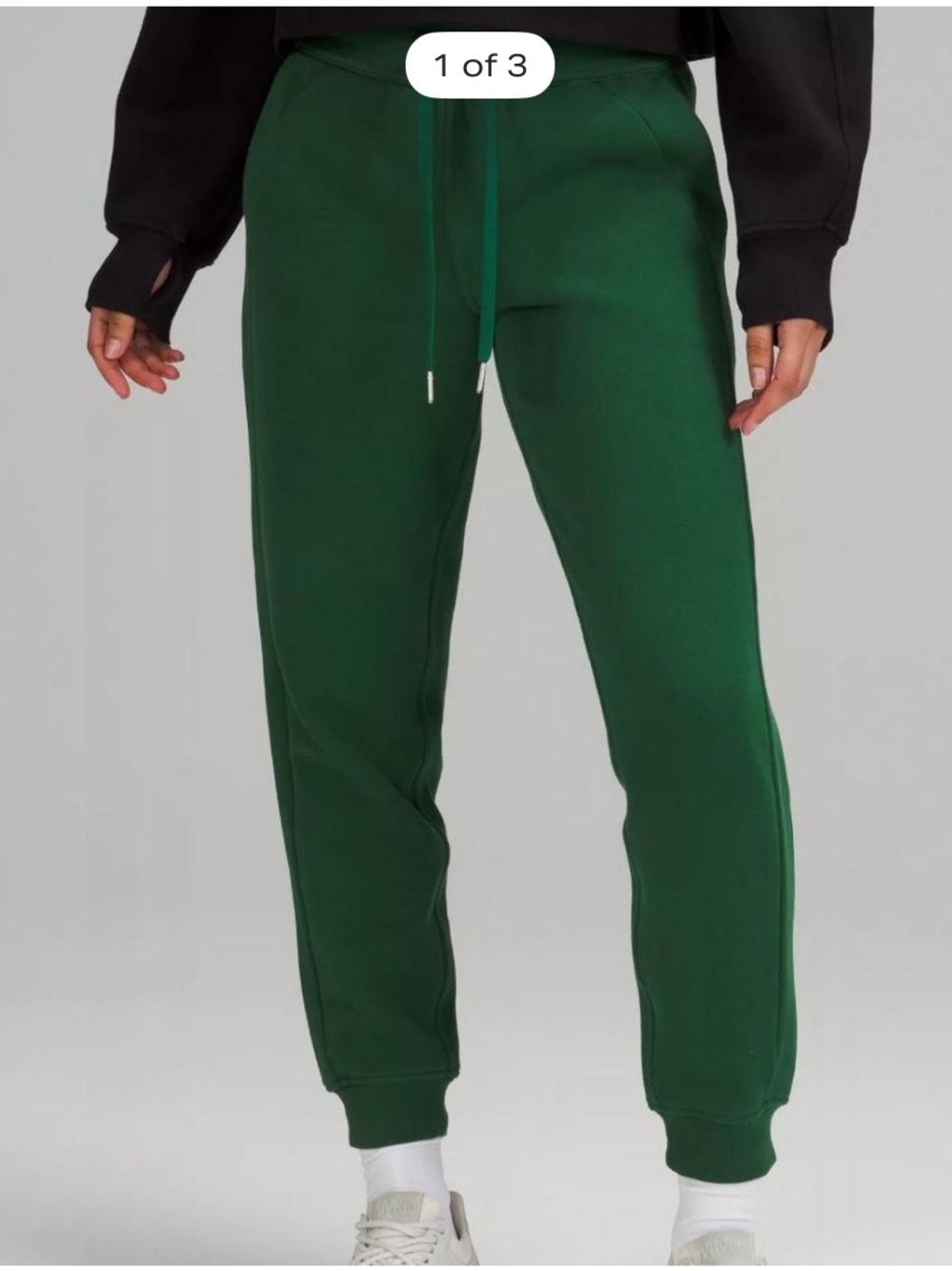 lululemon athletica Forest Green Track Joggers